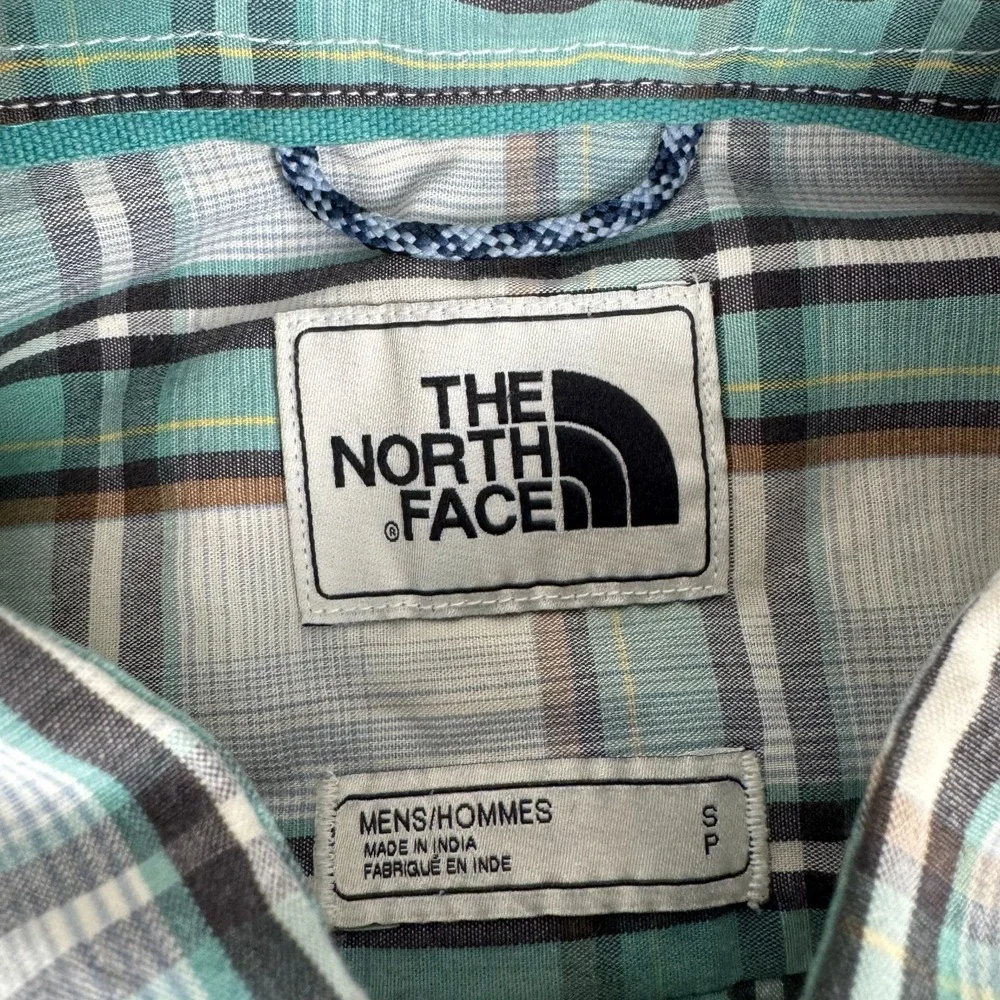 The North Face Hammets Button Up Shirt Plaid Pocket Mens Small S